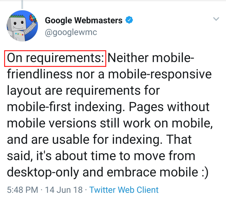 Google Quote on negative mobile user experience