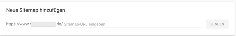Neue Sitemap bei Google einreichen