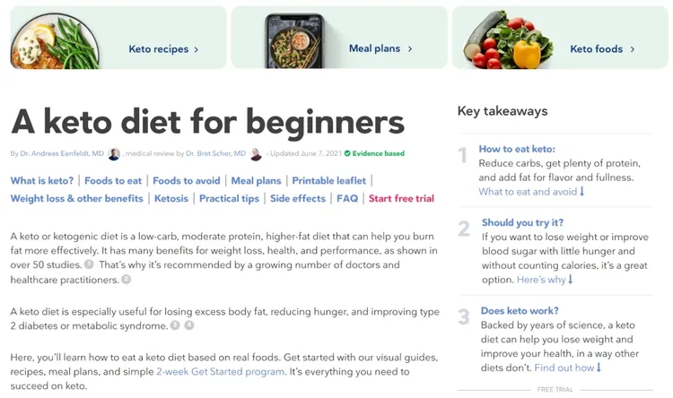 Beispiel: Themenportal als Content Hub