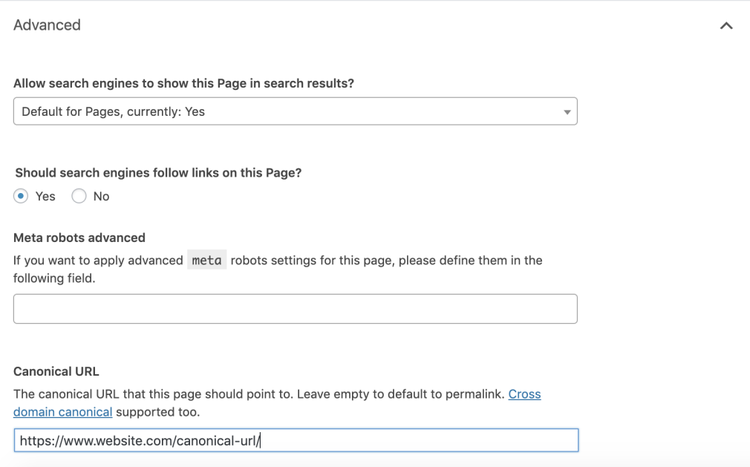 How to set Canonical Tags with Yoast