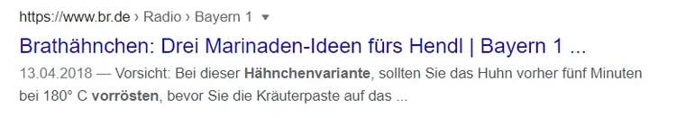 Suchergebnis: Brathähnchen mit drei Marinaden-Varianten