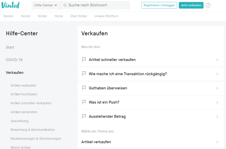 Vinted FAQ