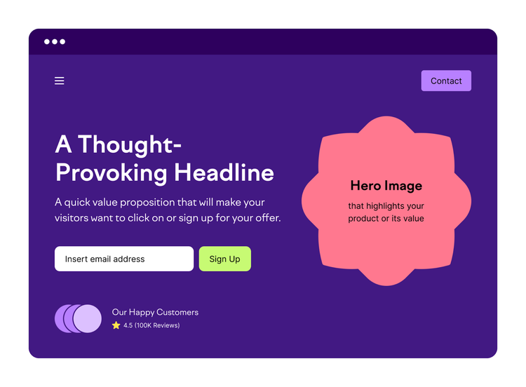 Landing-Page-Vorlage