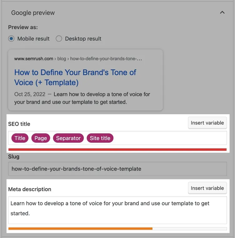 SEO-Editor