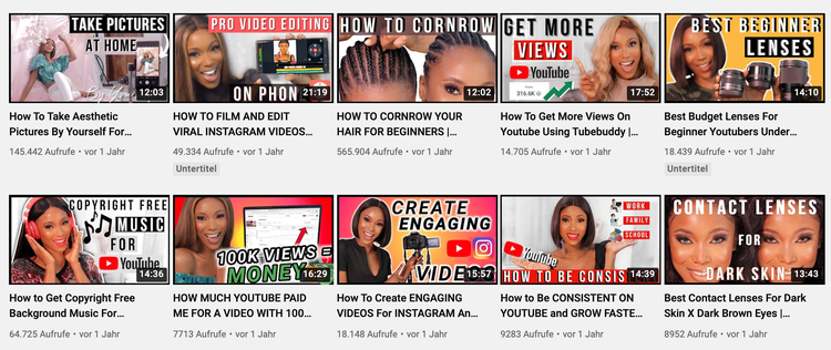 Erfolgreiche YouTube-Videos