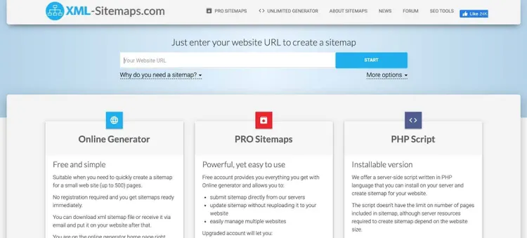 Best Sitemap Generator Tools XML-Sitemaps