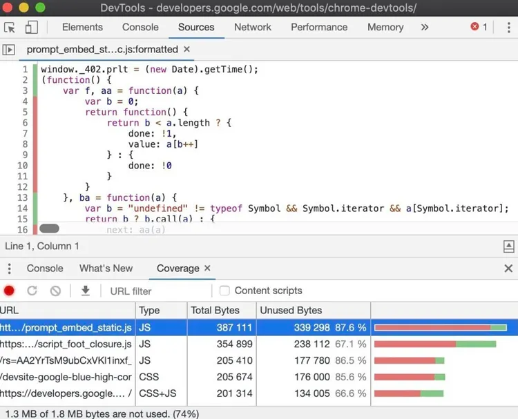 Google Chrome DevTools