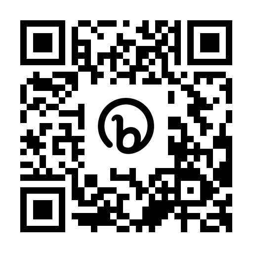QR-Code zum Scannen mit Semrush-Logo in der Mitte