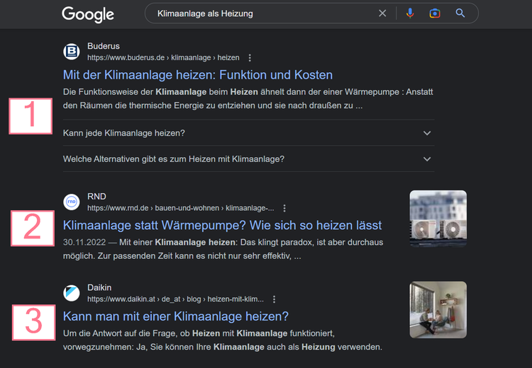 Suchergebnisse des Keywords "Klimaanlage als Heizung"