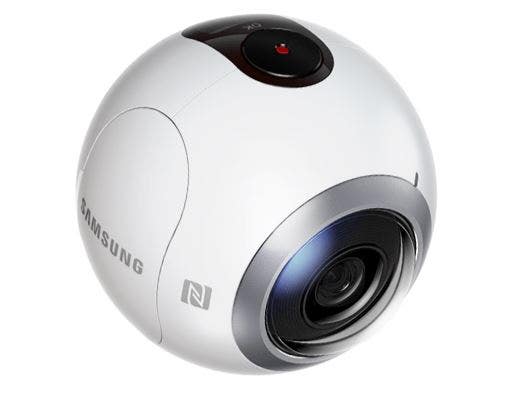 Cámara gear 360º dispositivo de Realidad Virtual