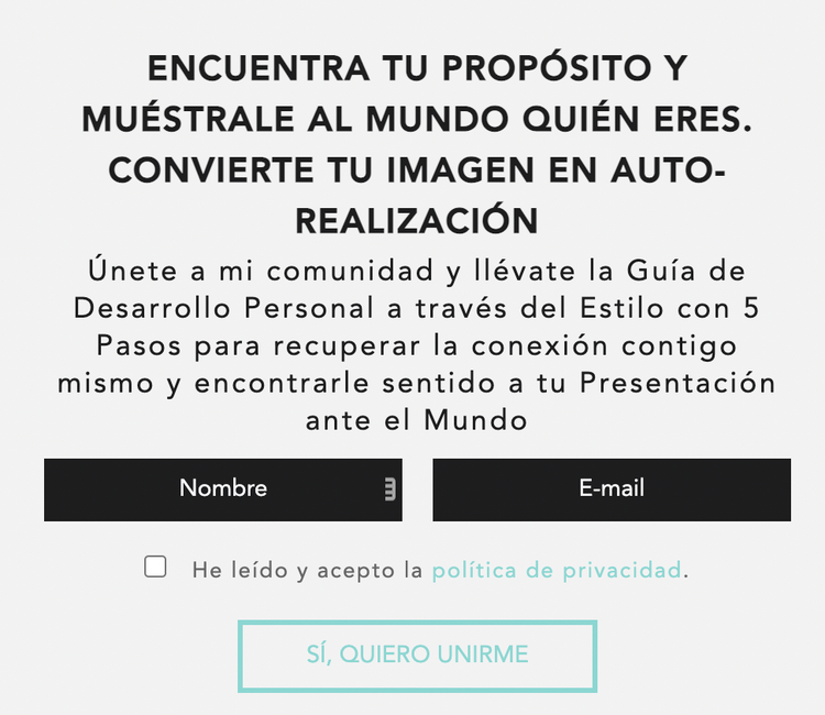 ejemplo de CTA