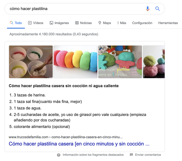 Palabras clave con preguntas - Respuesta del proceso
