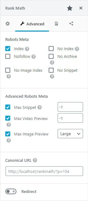 rankmath robots