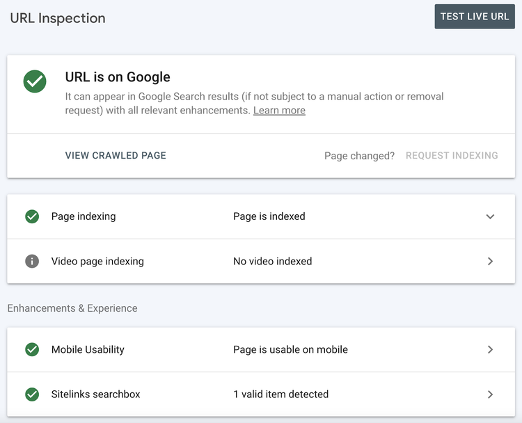 utiliza Google Search Console para identificar problemas de experiencia de página