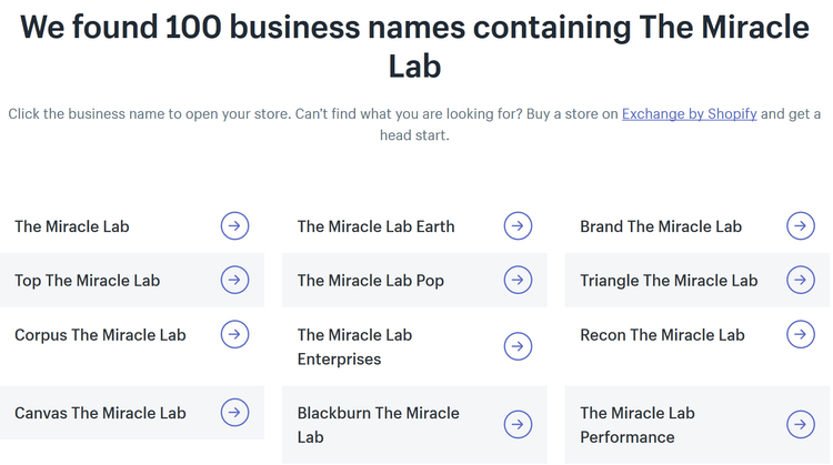 shopify name generator