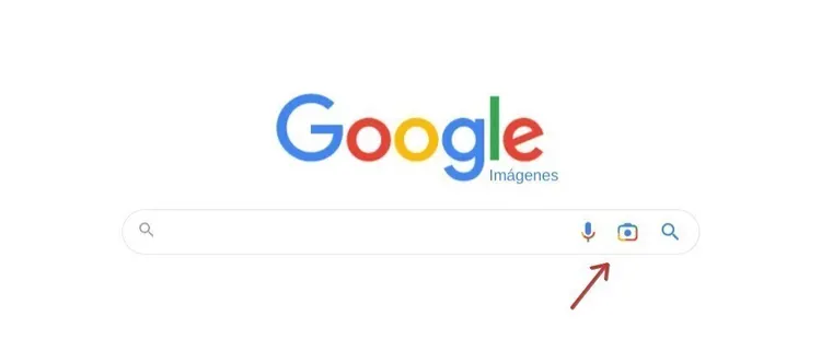 Página principal de Google Imágenes con logo