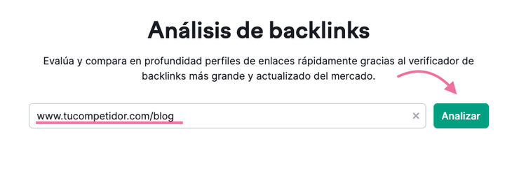 Analiza el dominio de tus competidores con Semrush