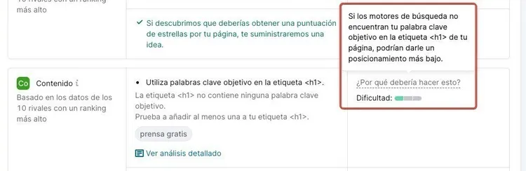 más información