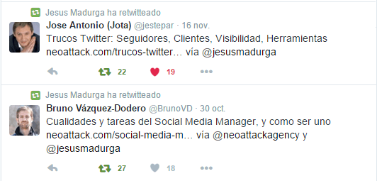 Enlaces en publicaciones