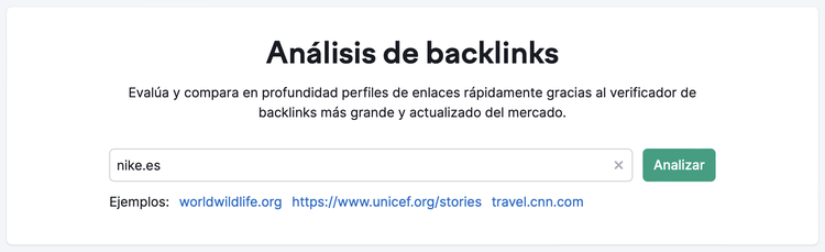 Análisis de backlinks