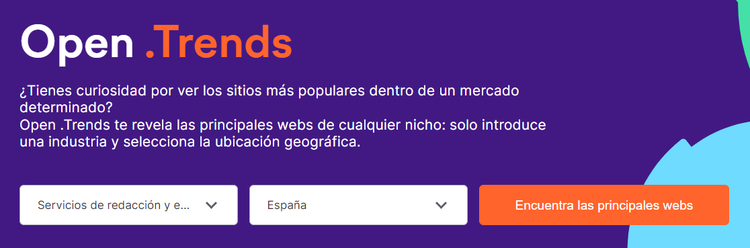 Open .Trends Semrush