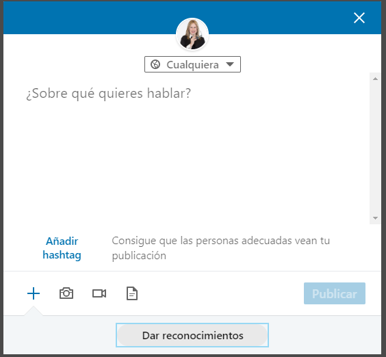 Estrategias de contenidos en LinkedIn - Zona microblogging