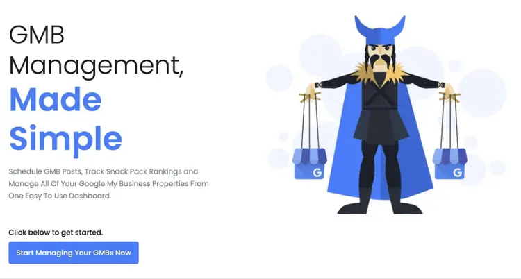 Página de inicio de LocalViking