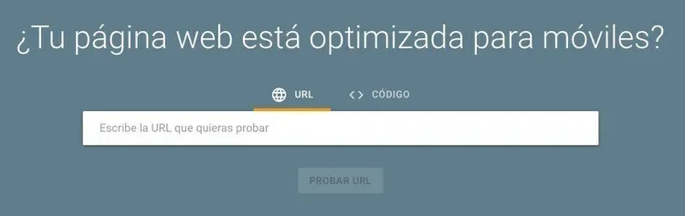 Prueba móvil Google: pregunta ¿Tu página está optimizada para móviles?