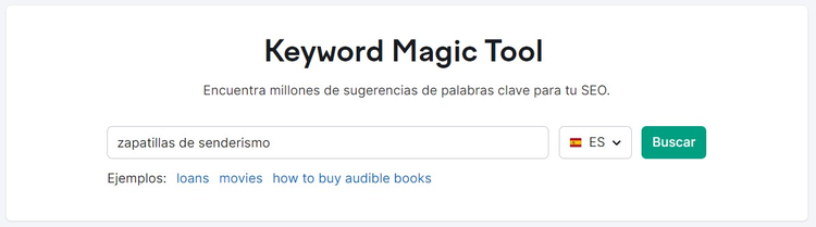 Keyword Magic Tool