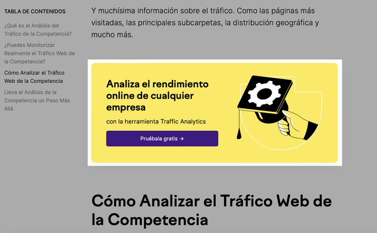 Incluye CTA en tu contenido