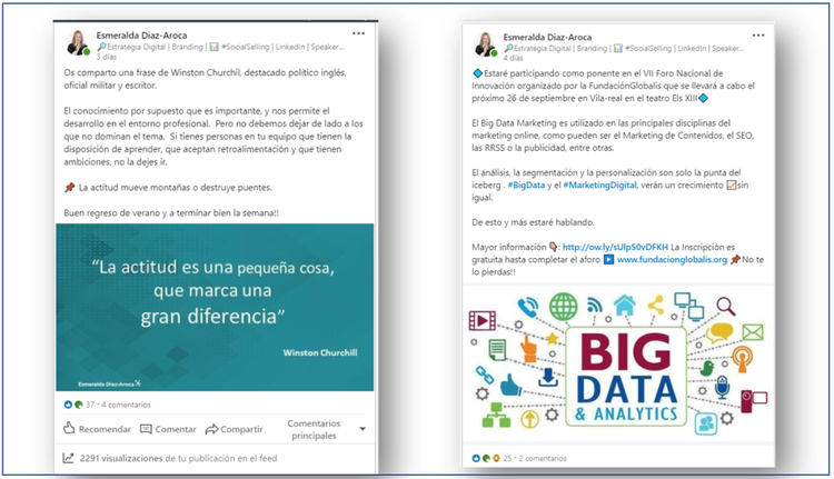 Estrategia de contenidos en LinkedIn - Estructura de un post de microblogging