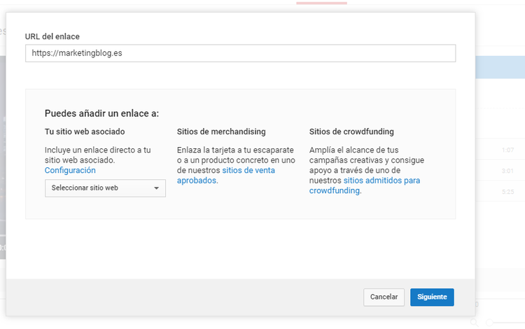 Cómo hacer un call to action para video contenidos - Dirección
