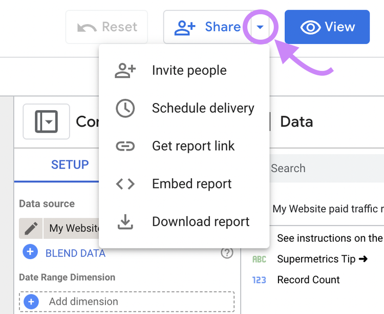 Compartir tus informes de Looker Studio