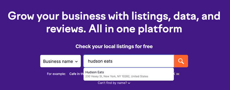 busca "hudson come" en la herramienta de Gestión de Listas