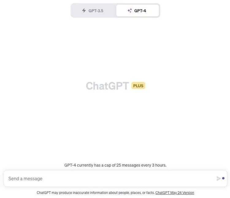 La app web de ChatGPT Plus