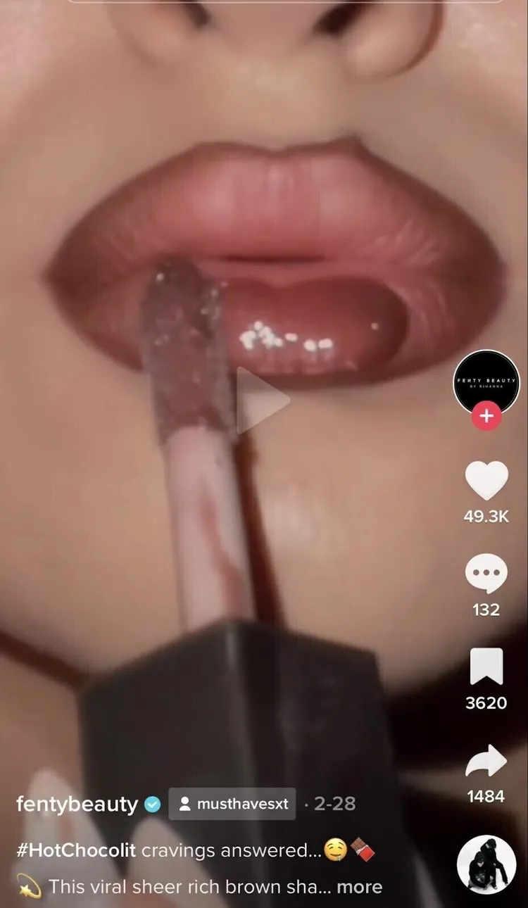 Vídeo tutorial de maquillaje TikTok de Fenty Beauty