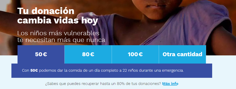 Marketing para ONGs - Unicef campaña