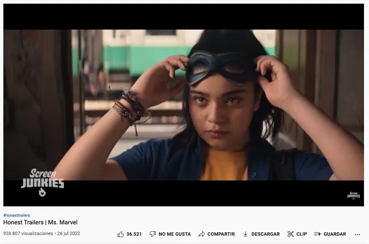 Canal YouTube Screen Junkies películas cine 6.8M suscriptores