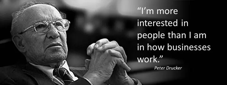 Cita de Peter Drucker