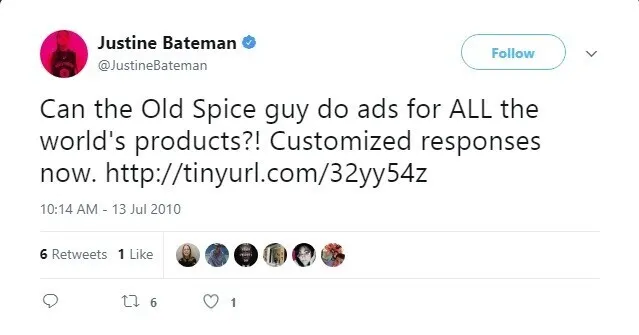 Tuit de Justine Bateman