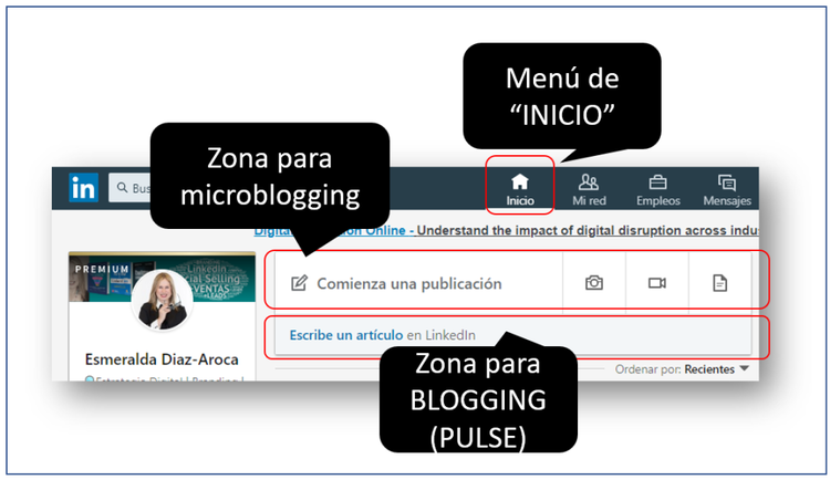 Estrategia de contenidos en LinkedIn -PULSE y Microblogging
