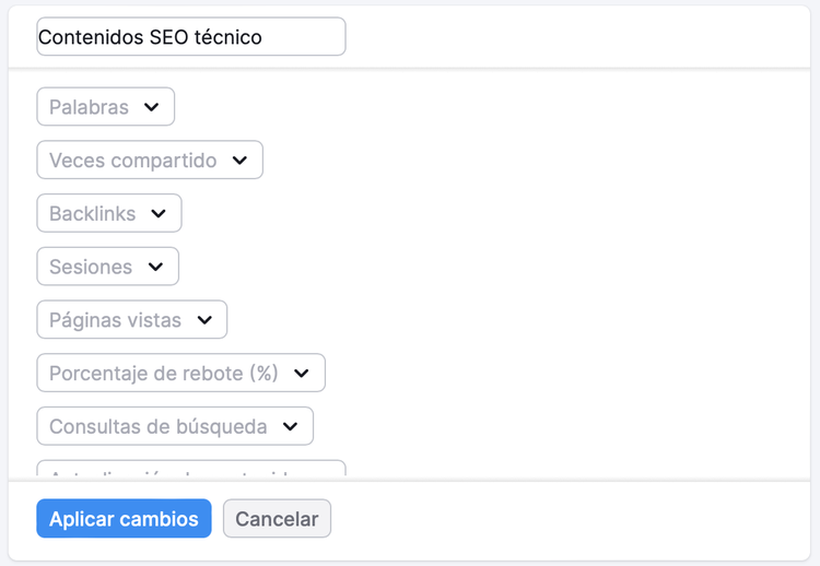 Contenido SEO tecnico