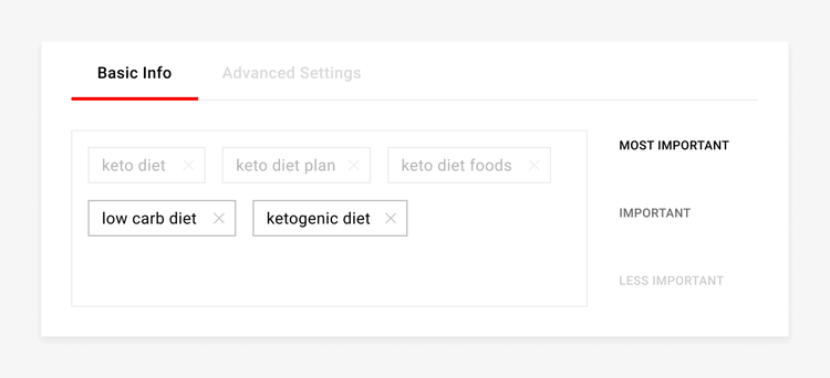 Add 2 more non-keyword video tags