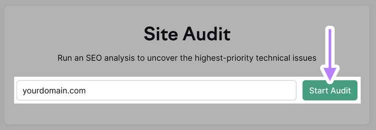 Herramienta de auditoría del sitio