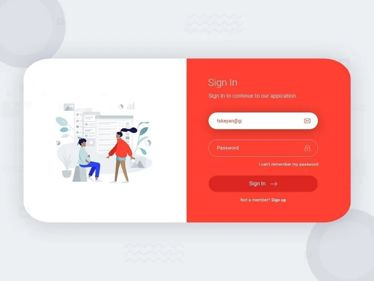 sign-in pagina