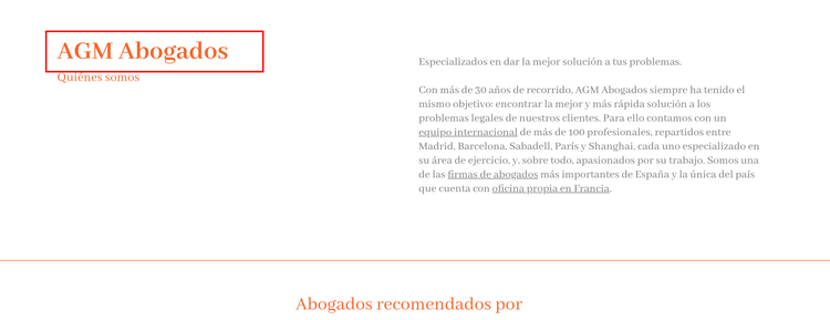 divorce attorney blog with h1 tag screenshot