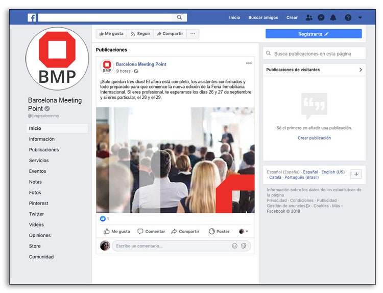 Presencia visual en redes sociales - Crear ejemplos