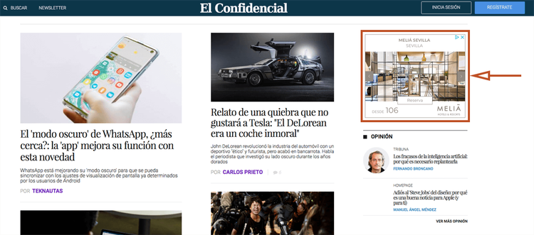 Qué es Google Adsense - Formato rectángulo mediano