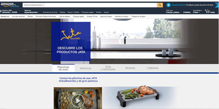Publicidad en Amazon - Sponsored brands detalle de producto