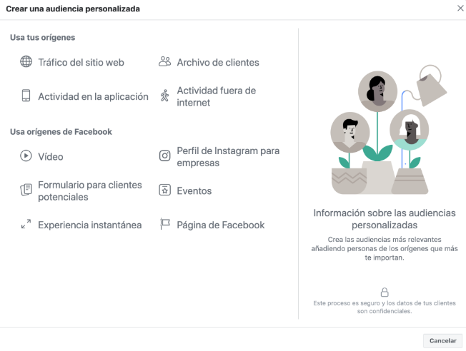 Instagram Ads - Público personalizado